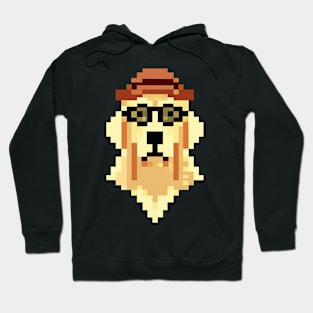 Pixel Golden Retriever Dog Lover Puppy Hoodie